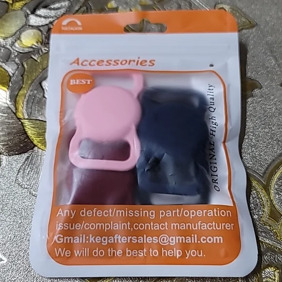 3 back Silicone Protective Case for ​Airtag Dog Collar Holder Anti-Lost Locato - Picture 3 of 7